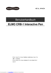 ELMO CRB-1 Benutzerhandbuch