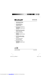 EINHELL BT-CD 18/3 Originalbetriebsanleitung