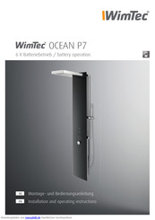 WimTec SanTec Ocean P7 Montage- Und Bedienungsanleitung
