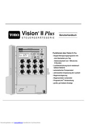 Toro Vision II Plus Benutzerhandbuch