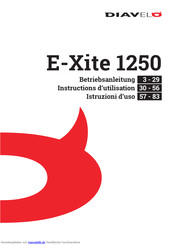 diavelo E-Xite 1250 Betriebsanleitung