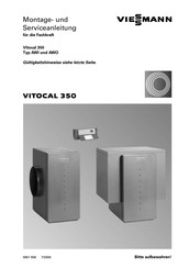 Viessmann Vitocal 350 Typ AWI Montage- Und Serviceanleitung