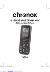 CHRONOX S300 Bedienungsanleitung