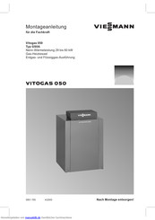 Viessmann VITOGAS 050 Montageanleitung