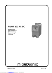 Migatronic PILOT 200 AC/DC Betriebsanleitung