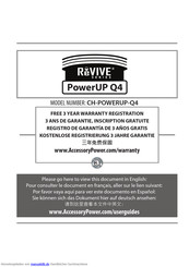 Accessory Power Revive CH-POWERUP-Q4 Handbuch