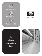 HP LaserJet 3015 Faxhandbuch