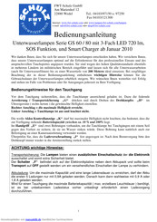 FWT-Schulz GS 80 serie Bedienungsanleitung
