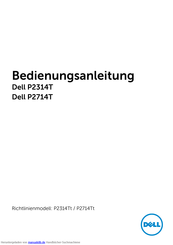 Dell P2314T Bedienungsanleitung