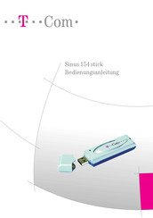 T-Mobile Sinus 154 stick Bedienungsanleitung