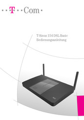 T-Mobile T-Sinus 154 DSL Basic Bedienungsanleitung