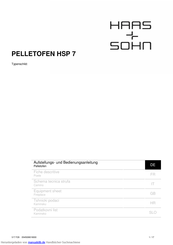 HAAS + SOHN HSP 7 Bedienungsanleitung