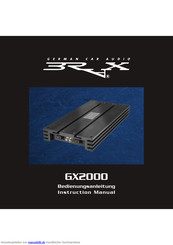 BRAX GX2000 Bedienungsanleitung