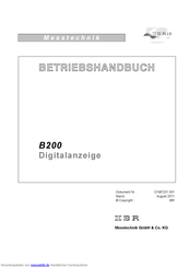IBRit B200 Betriebshandbuch
