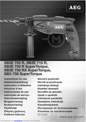 AEG SB2-750 SuperTorque Gebrauchsanleitung