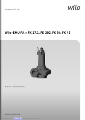 Wilo EMU FA FK 17.1 Einbau- Und Betriebsanleitung