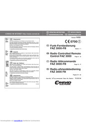 Conrad Electronic FAZ 3000-FB Bedienungsanleitung
