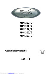 Whirlpool ADN 203/2 Gebrauchsanweisung