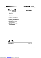 EINHELL Expert GE-GP 9041 E Originalbetriebsanleitung