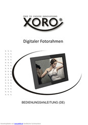 Xoro DPF 12B1 Bedienungsanleitung