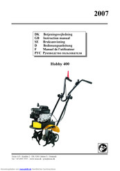 Texas Hobby 400 Bedienungsanleitung