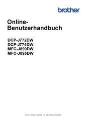 Brother DCP-J774DW Online-Handbuch