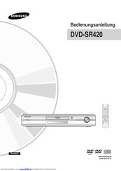 Samsung DVD-SR420 Bedienungsanleitung