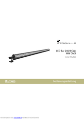thomann STAIRVILLE LED Bar 240/8 CW/WW DMX Bedienungsanleitung