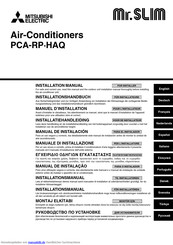 Mitsubishi Electric MR. SLIM PCA-RP-HAQ Installationshandbuch