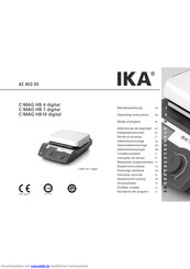 IKA C-MAG HS10 digital Betriebsanleitung