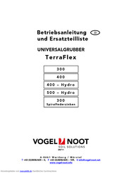Vogel&Noot TerraFlex 400 - Hydro Betriebsanleitung
