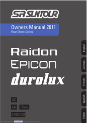 SR Suntour RS9 EPICON Handbuch