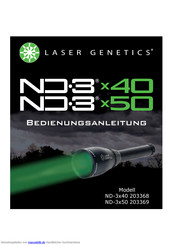 Laser Genetics ND-3x40 Bedienungsanleitung
