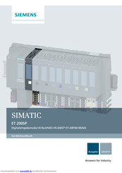 Siemens simatic et 200sp Handbuch