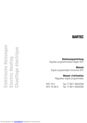 Bartec DPC 16 A Typ 17-8811-46332300 Bedienungsanleitung