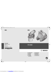 Bosch PFS 5000E Originalbetriebsanleitung