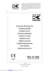 Kalorik TKG JK 1022 Gebrauchsanleitung