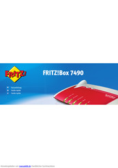 Fritz!Box 7490 Kurzanleitung