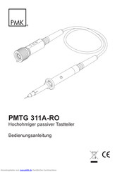 Pmk PMTG 311A-RO Bedienungsanleitung