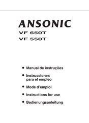 Ansonic VF 550T Bedienungsanleitung