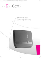 T-Mobile T-Sinus 721 MMS Bedienungsanleitung