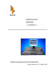 DHD RM2200D Handbuch