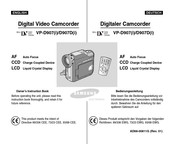 Samsung VP-D907D Bedienungsanleitung
