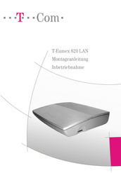 T-Mobile T-Eu mex 820 LAN Montageanleitung