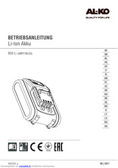 AL-KO B50 Li Betriebsanleitung