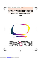 Samtron 70S Benutzerhandbuch