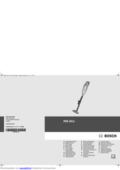 Bosch PAS 18 LI Originalbetriebsanleitung