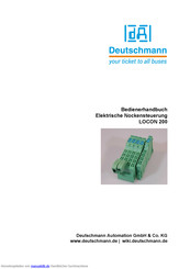 DEUTSCHMANN AUTOMATION LOCON 200 Bedienerhandbuch