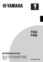 Yamaha F60A Betriebsanleitung