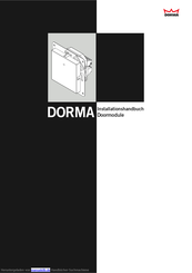 Dorma S6R-DM Installationshandbuch